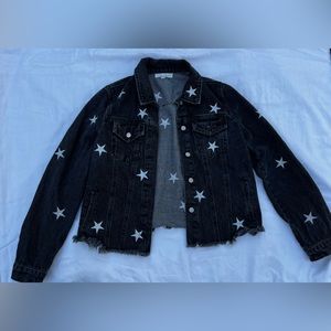 Honey Punch- Black Denim Jacket
